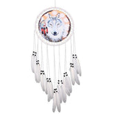 White Wolf Dream Catcher | Wolf-Horde-Catch white wolf dream-